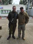 Civilian with IDF soldier